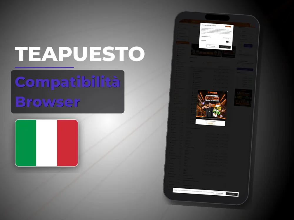 Teapuesto - Compatibilità Browser