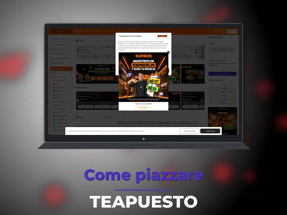 Teapuesto - Come piazzare